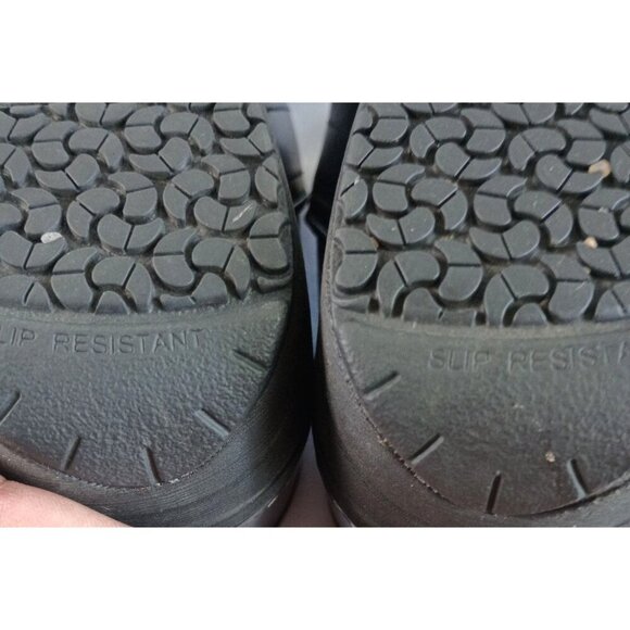 Dansko XP 2.0 Black Leather Slip Resistant Clogs Women’s Size 36 Pre-Owned - Picture 8 of 12